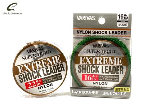 DÂY CÂU CÁ VARIVAS 30M SUPER TROUT ADVANCE EXTREME SHOCK LEADER NYLON