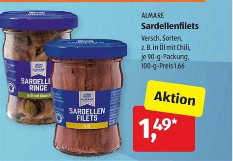 Almare Sardellenfilets Angebot Bei Aldi S D Prospekte De