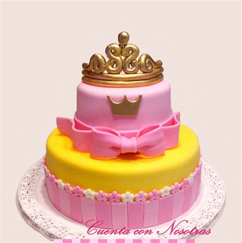 Torta Corona Torta Princesa Torta Niñas Torta Cuenta Con Nosotras