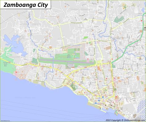 Zamboanga City Map Philippines Discover Zamboanga City With