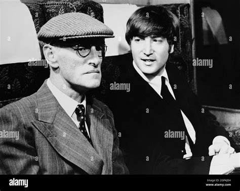 A HARD DAY'S NIGHT, from left: Wilfrid Brambell, John Lennon, 1964 ...