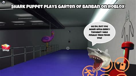 Sb Movie Shark Puppet Plays Garten Of Banban On Roblox Youtube