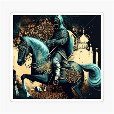 "Arabian knight design illustration" Sticker for Sale by Samigharbi ...