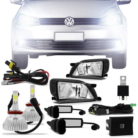 Kit Farol Milha Gol Voyage G6 2013 2014 2015 2016 Auxiliar Neblina