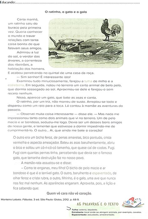 Gênero Textual Fábula 2 Ano - BEL CARDOZO: ATIVIDADE GÊNERO TEXTUAL FÁBULA