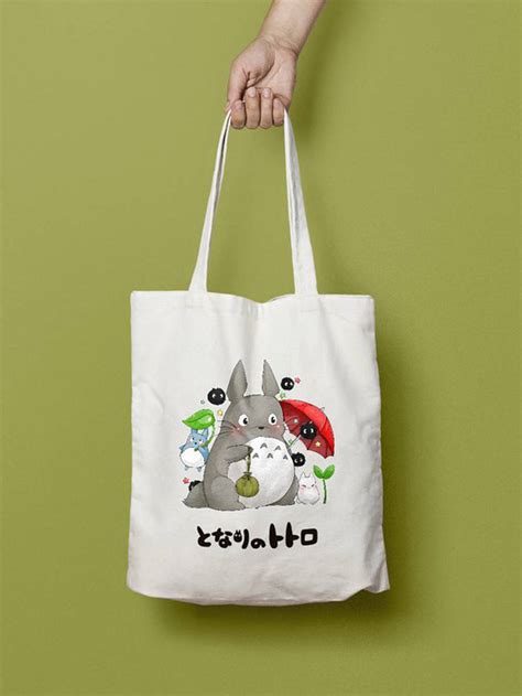 Bolsa Tote Bag Totoro And Friends Kawaii Shop Online