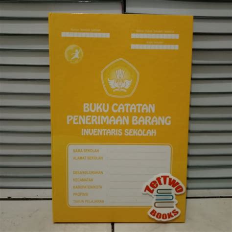 Jual BUKU CATATAN PENERIMAAN BARANG INVENTARIS SEKOLAH Shopee Indonesia