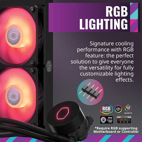 Buy Cooler Master Masterliquid Ml L Rgb V Cpu Liquid Cooler And Htk