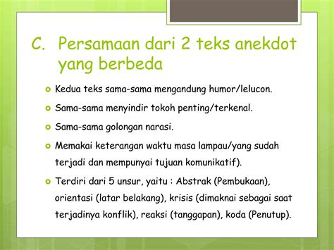 Unsur Teks Anekdot 10