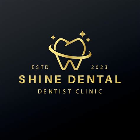 Golden Beauty Luxury Elegant Minimalist Dental Logo Design Background