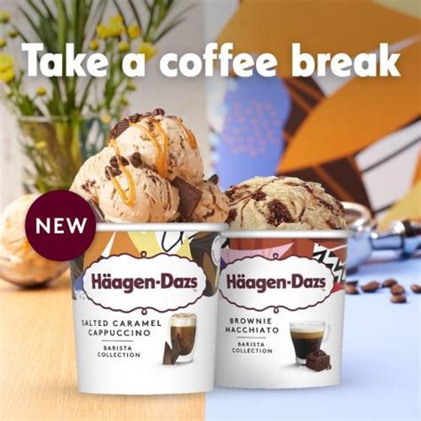 Haagen Dazs Salted Caramel Cappuccino And Brownie Macchiato