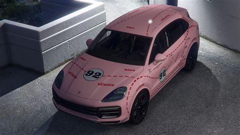 Porsche Cayenne Turbo Pink Pig Paintjob Gta Mods