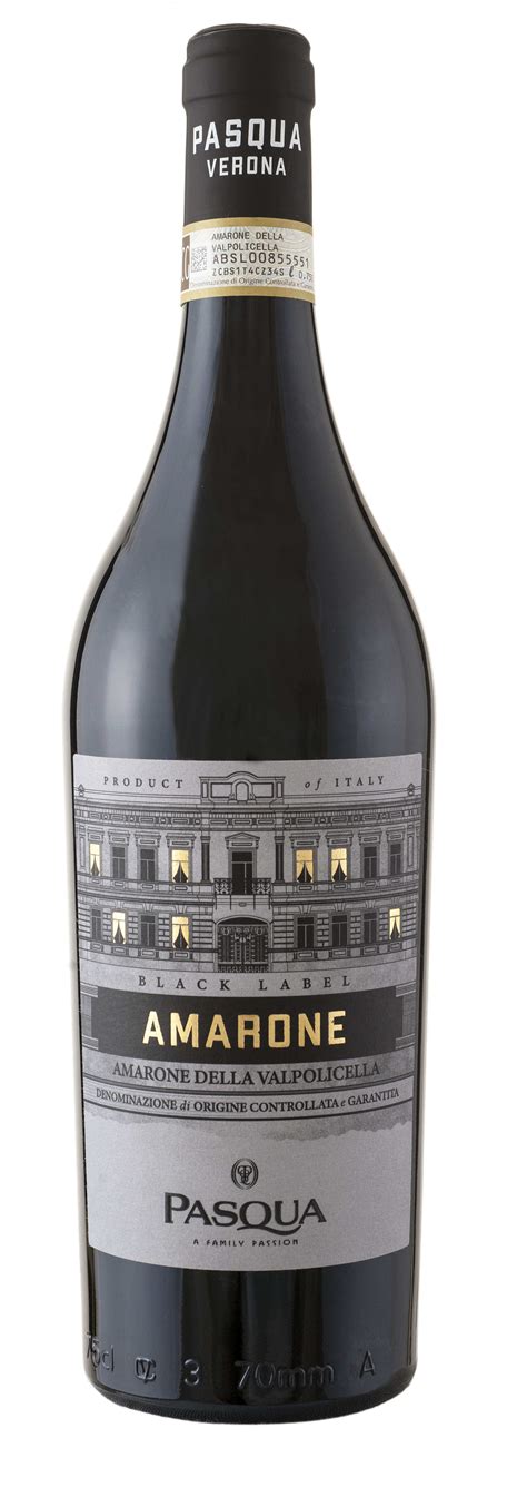 Amarone Valpolicella Black Label Pasqua Vini