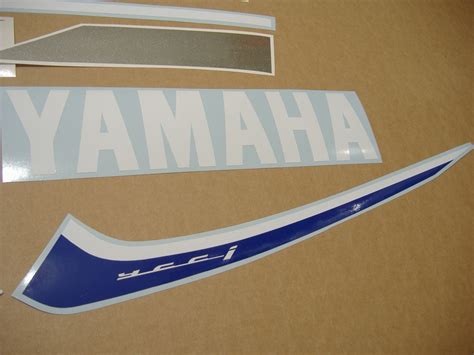 Yamaha Yzf R Decals Set Complete Logo Kit Blue Version Moto