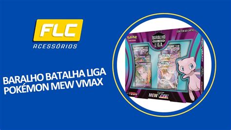 Baralho Batalha Liga Pok Mon Mew Vmax Tcg Copag Youtube