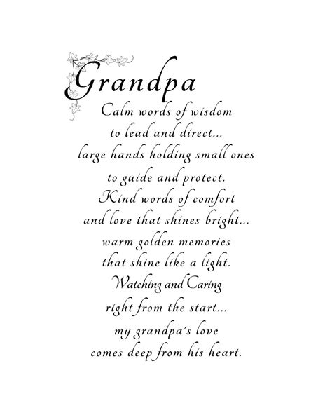 Poems About Grandpa