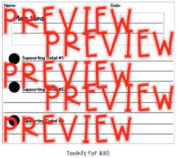 Boxes And Bullets Graphic Organizer By Toolkits For All Tpt