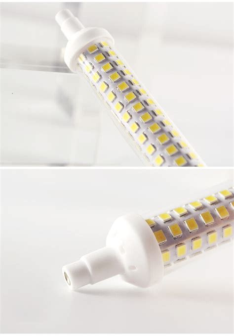 Dimmable R7s Led Cob Smd Flood Light Bulb Glass Tube 6w 78mm 12w 118mm