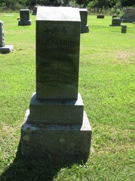 Benjamin Richardson Johnson M Morial Find A Grave