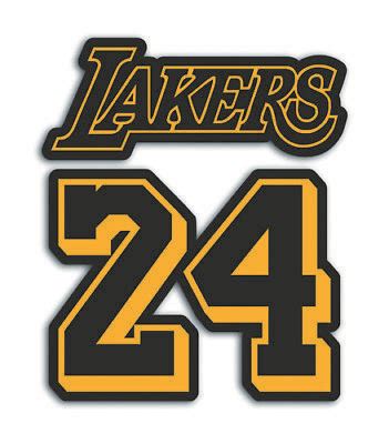 Lakers Kobe Bryant Sticker Basketball Decals Nba Ebay