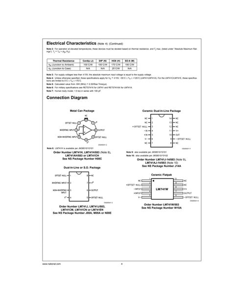 Data Sheet IC Operational Amplifier PDF