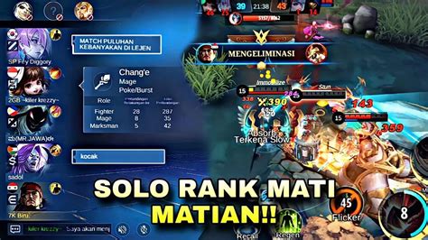 Solo Rank Pake Lapu Lapu Ketemu Tim Kaya Epic Youtube