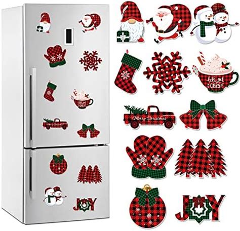 Amazon Whaline Pcs Christmas Decoration Magnets Merry Christmas