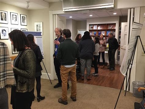 Conference Room With Group And Posters Harvard Center For Population