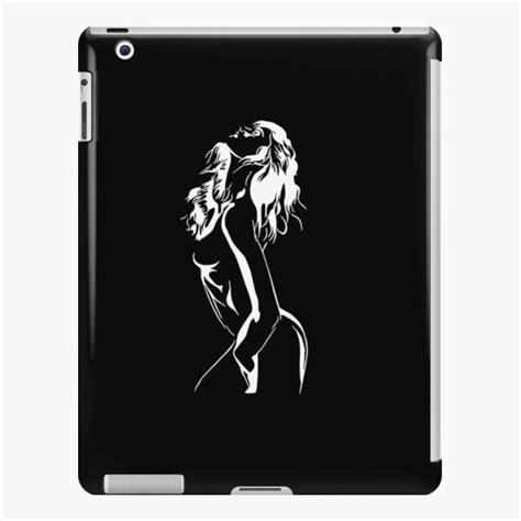 Nude Silhouette Woman Lines Ass Sexy Adaptive Art IPad Case Skin