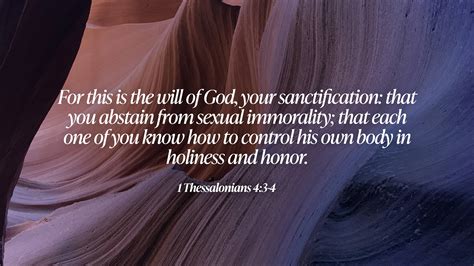 1 Thessalonians 4 3 4