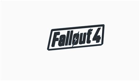 Free STL file Fallout 4 logo 🦸・3D print design to download・Cults