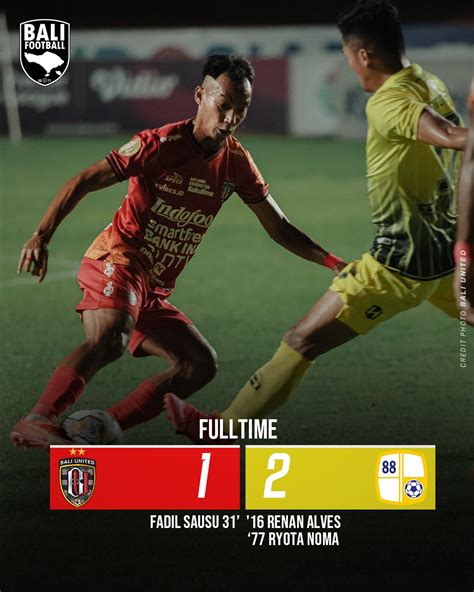 Bali Football On Twitter Hasil Ini Membuat Bali United Belum Meraih