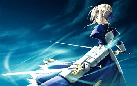 Download Saber Fate Series Anime Fate Stay Night Hd Wallpaper