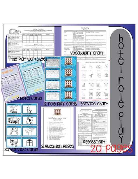 English Unite - Hotel Role Play Pack