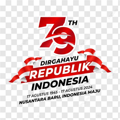 Kartu Ucapan Peringatan Hari Kemerdekaan Indonesia Ke 79 Tahun 2024 Vektor Hari Kemerdekaan