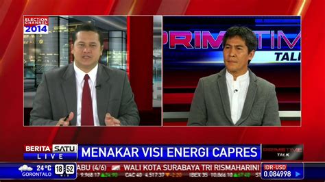 Dialog Menakar Visi Energi Capres Youtube