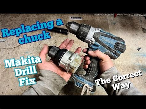 The Correct Way To Replace A Chuck On A Cordless Drill Youtube