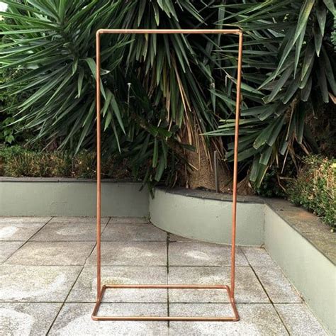 Vibrant Copper Sign Stand Melbourne Rustic Warm