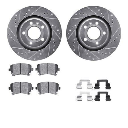 Dynamic Friction Co Rotors Drilled And Slotted Silver W