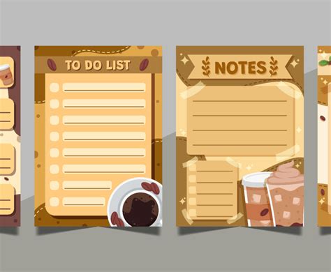 Coffee Journal Template Vector Art & Graphics | freevector.com