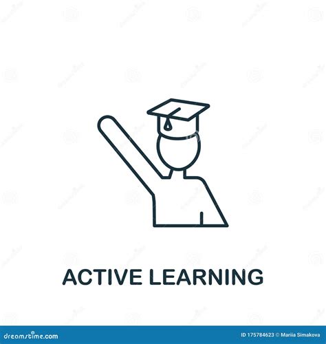 Active Learning Icon From Life Skills Collection Simple Line Active