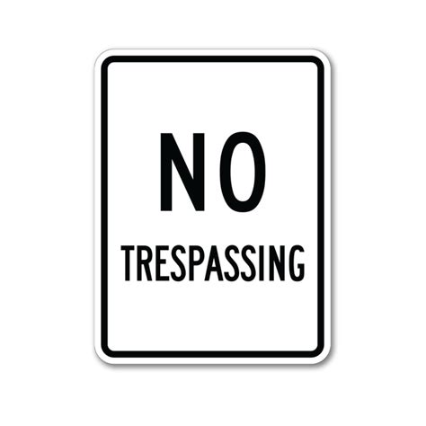 Private Property And No Trespassing Signs Community Signs