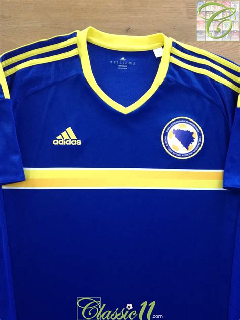 2016/17 Bosnia & Herzegovina Home Football Shirt / Old Soccer Jersey ...