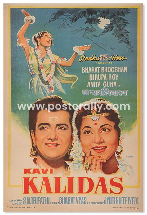 Buy Kavi Kalidas 1959 Original Bollywood Movie Poster Posterally