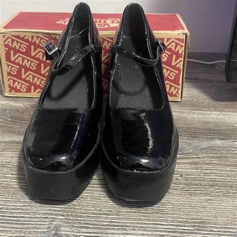 Asos Design Penny Platform Mary Jane Heeled Shoes In Depop