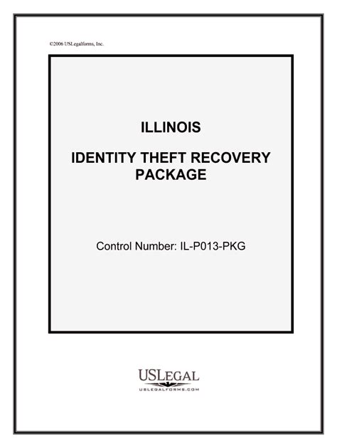 Identity Theft Hotline Illinois Attorney General Form Fill Out And