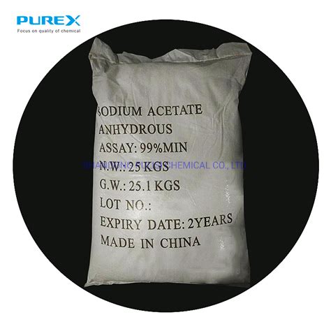 Crystal Ch Coona Sodium Acetate Anhydrous Industrial Grade