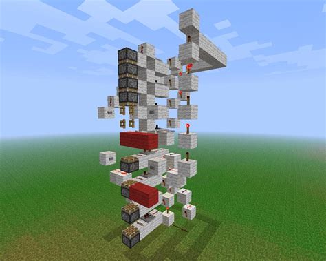 1-wide small 2-floor piston elevator - Redstone Discussion and ...