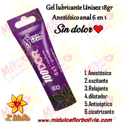 Lubricantes Anest Sicos Anales Sex Shop Mi Dulce Flor Bolivia