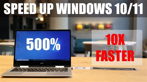 How To Speed Up Any Windows Laptop 10x Faster Youtube